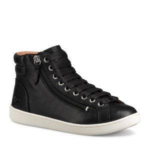 Ugg high top black sneakers
